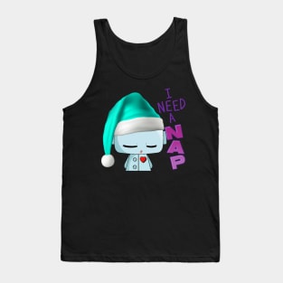 Nap Time Robot Tank Top